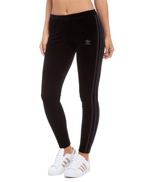 adidas legging 3 stripes meisjes|Adidas 3 Stripe velvet legging.